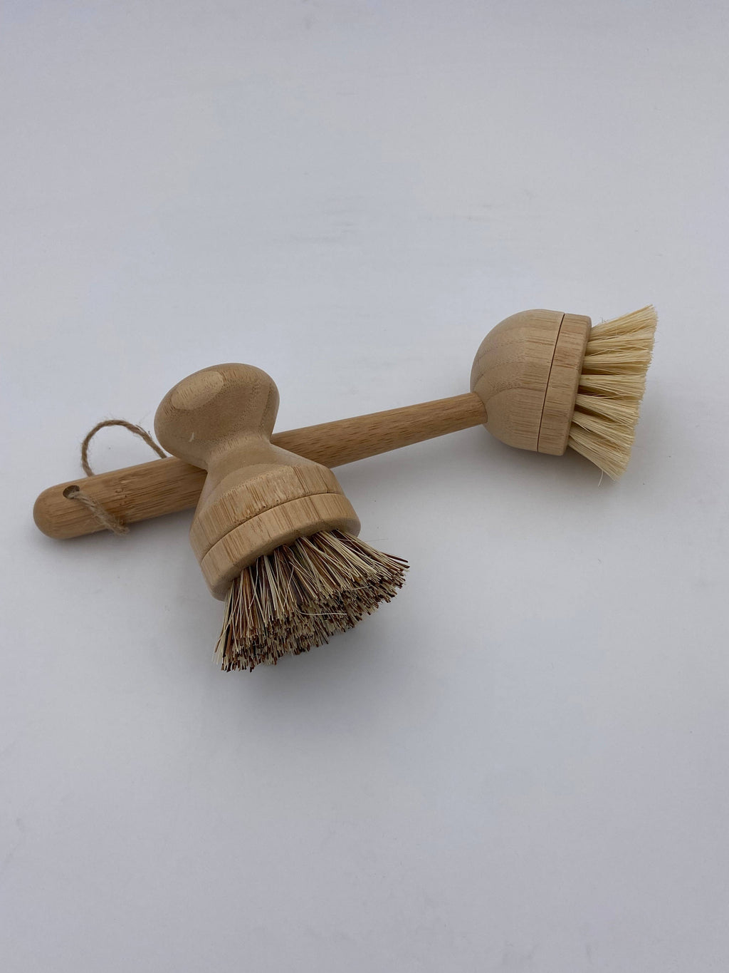 Bamboo Pot Scrubber - With replaceable head