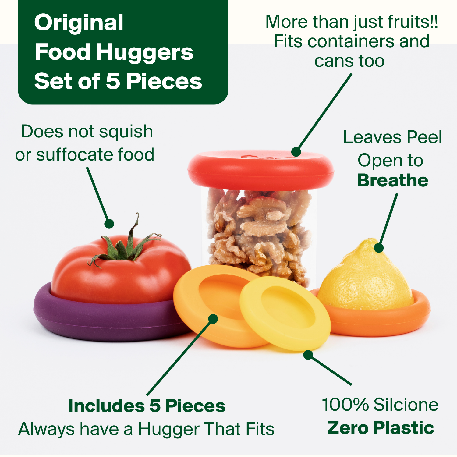 Autumn Harvest Food Huggers - Set of 5